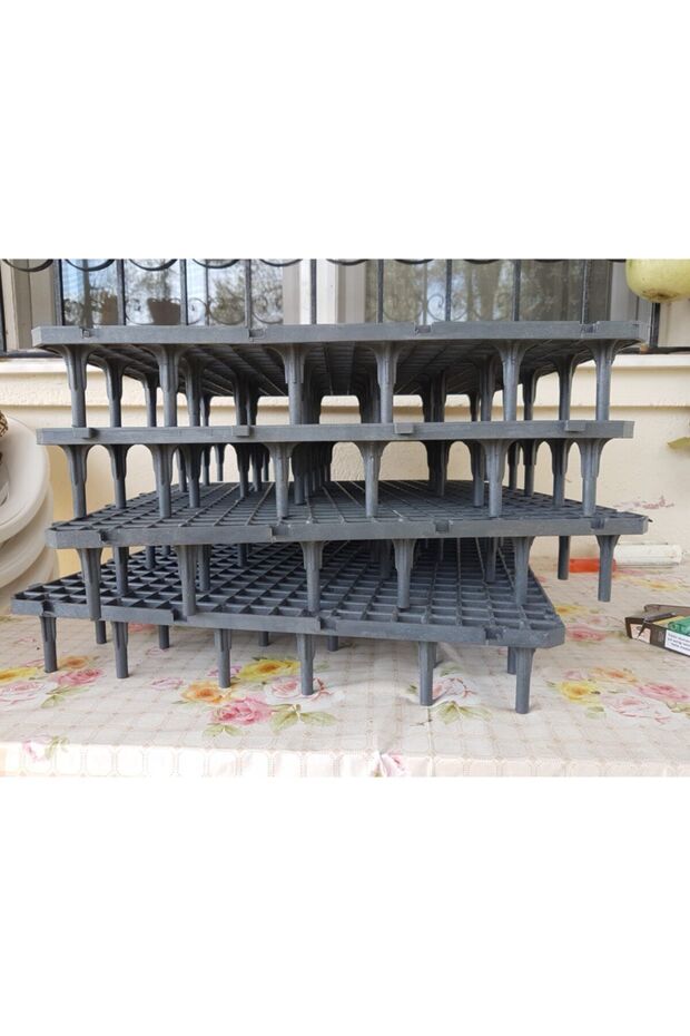 Kümes Kafes Taban Izgara En Kalın 2 M2 8 Adet 50×50 Yükseklik 8 Cm Tavuk Güvercin - 2