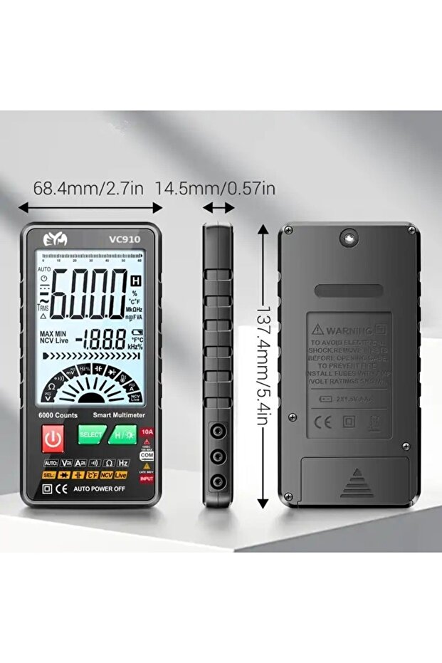 Akıllı Multimetre Termometre - 4