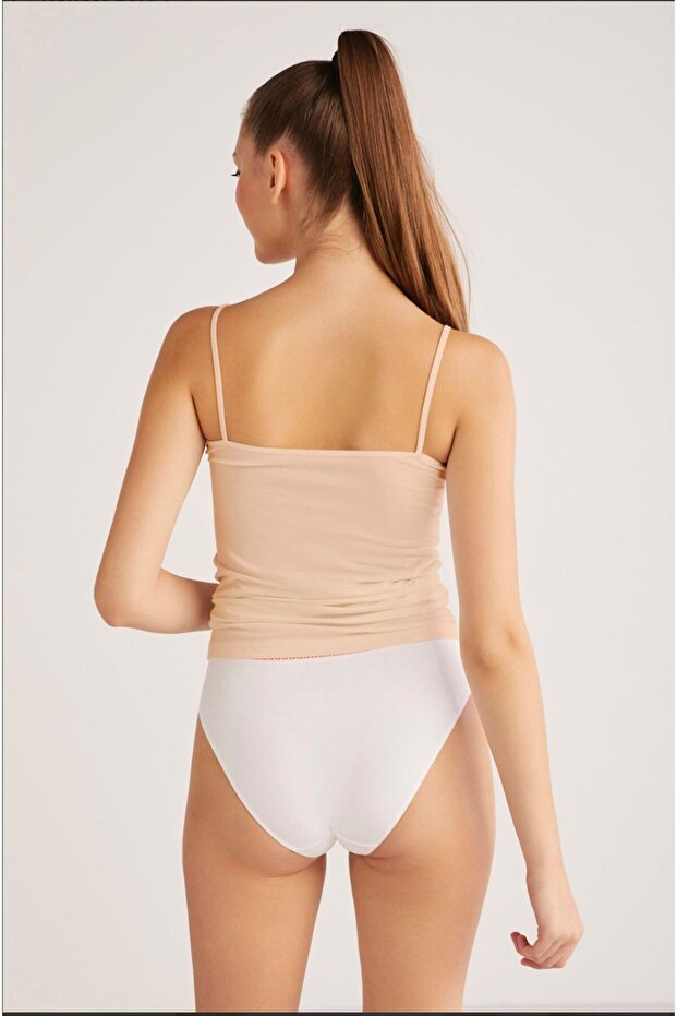 قميص داخلي نسائي أساسي بحمالات من المودال - 3