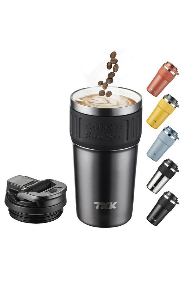 TKK Çelik Termos Kahve ve Çay Mug 630 ML Çelik Termos Mug (Karışık Renk 1 Adet) - 1