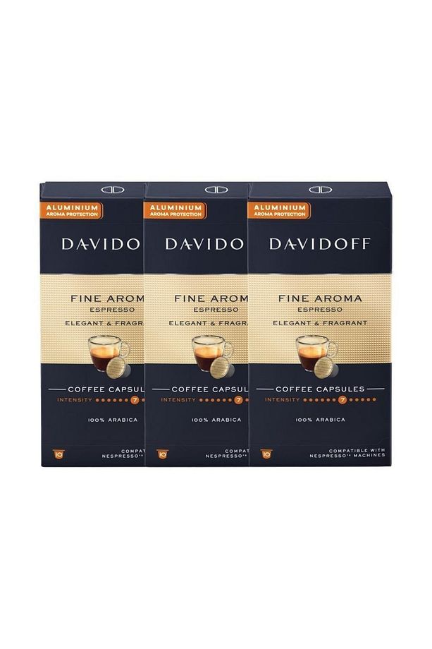Fıne Aroma Espresso Elegant & Fragrant Aluminium Kapsül Kahve 10'lu 3 Lü Set - 1