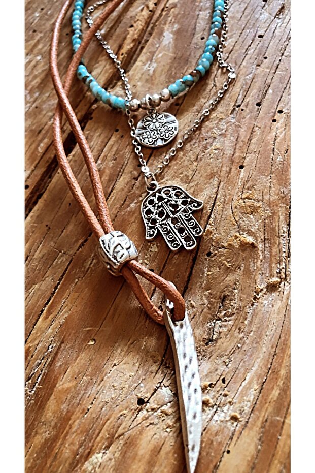 Boho Bereket Kolye Tasarım Set - 4