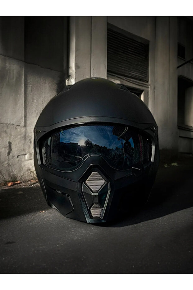 SW X1- SEUL Modüler Mat Siyah Kask - 5