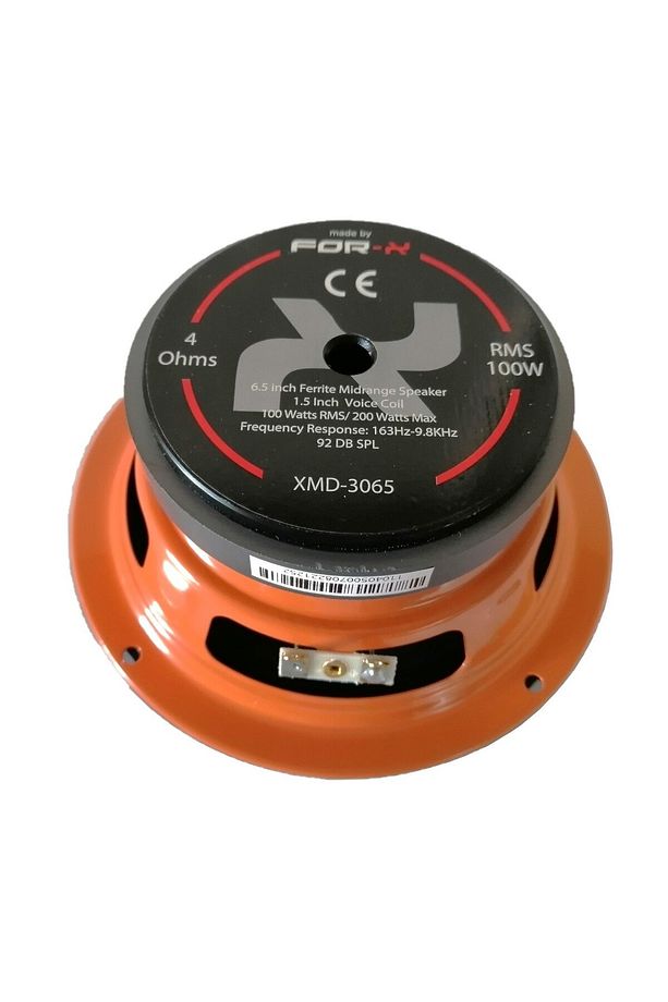 XMD-3065 Midrange 100W RMS 200W Maksimum 16 cm Hoparlör Turuncu Kasa - 4