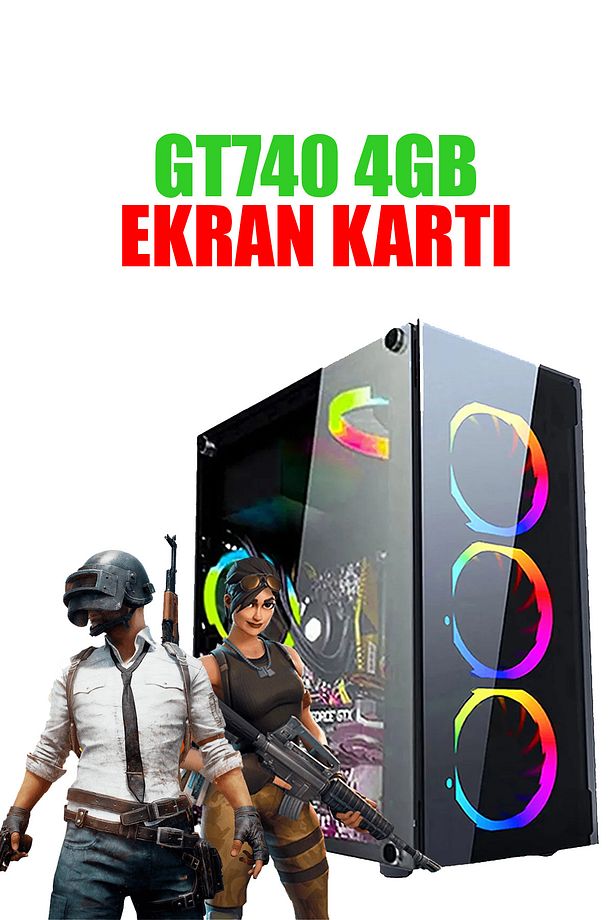 N71x (GTA 5) I7 860,16gb Ram 256gb Ssd,gt740 4gb Ekran Kartı,oyuncu Masaüstü Bilgisayar - 1