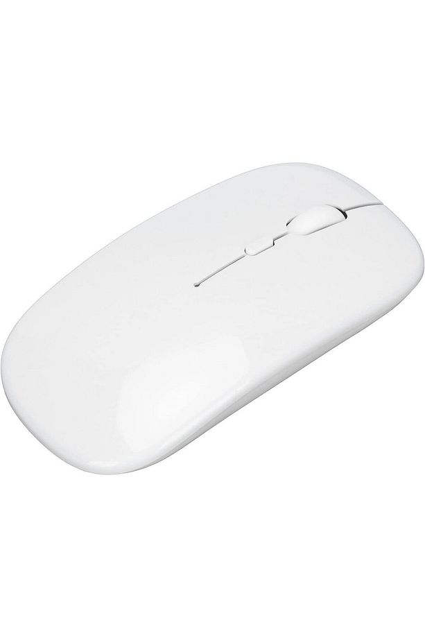 Macbook Şarj Edilebilir Sessiz Bilgisayar ve Dizüstü Bilgisayar Kablosuz Bluetooth Mouse Fare - 1