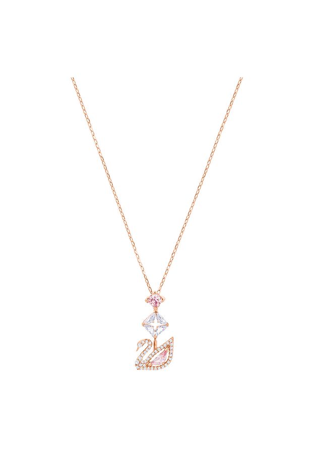 Kadın Kolye Dazzling Swan:Necklace Y Czmo/Ros 5473024 - 2