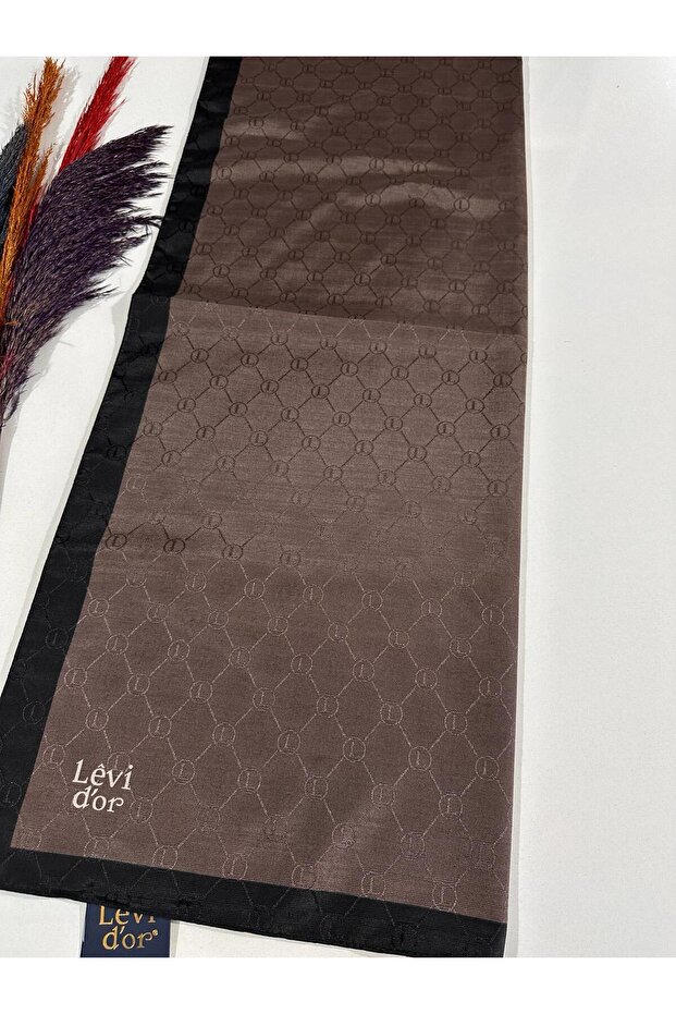 Premium Monogram Şal Jz0211 - 1