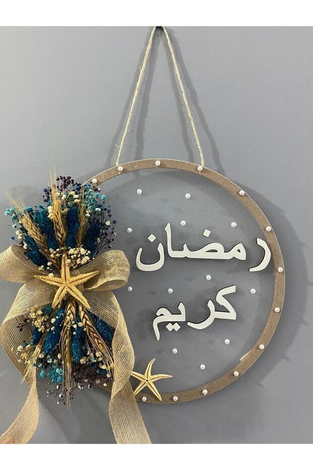 Wooden Door Ornament Wreath 30x30 Door Ornament Special Handmade Arp-01