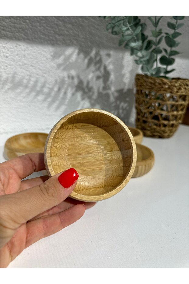 6 Adet Bambu Çerezlik - 4