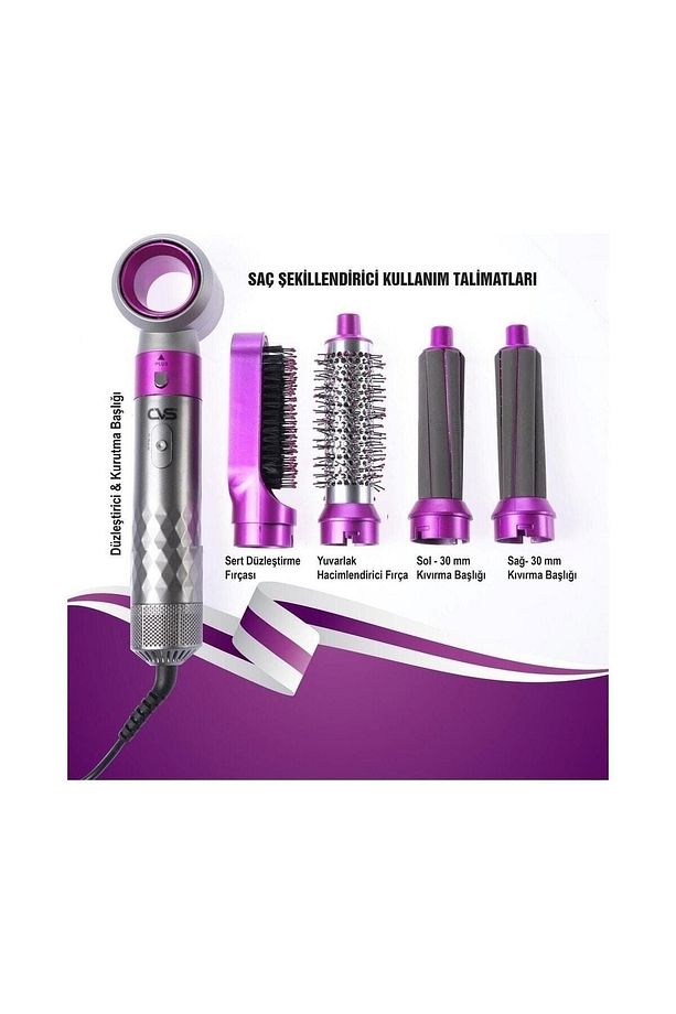 Dn 7316 Multifonksiyon 5 In 1 Profesyonel Saç Şekillendirici 1000 Watt - 2