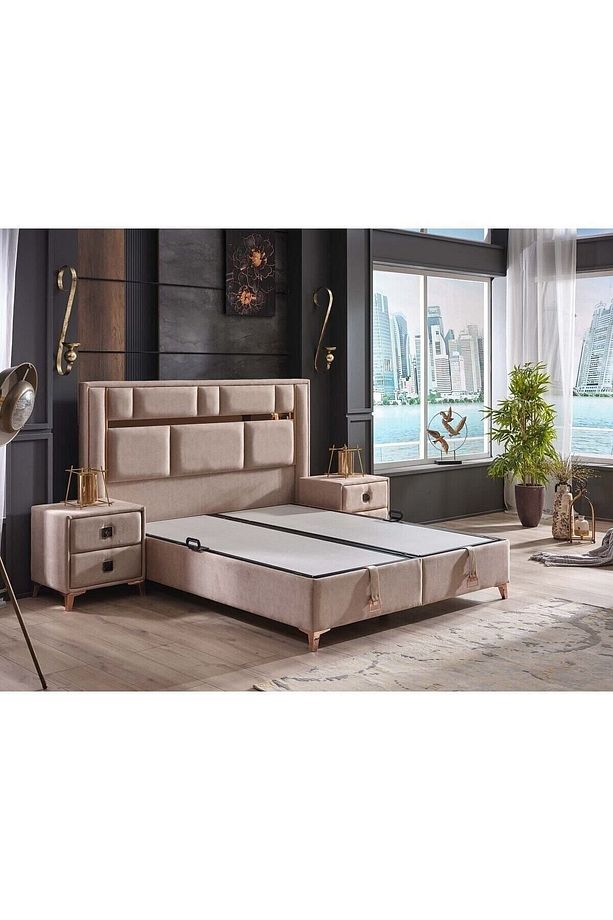 Latex Magic XL 4 Mevsim Ergonomik Kendinden Pedli Latex Sünger Organik Yatak+Baza+Baza Başlığı - 4