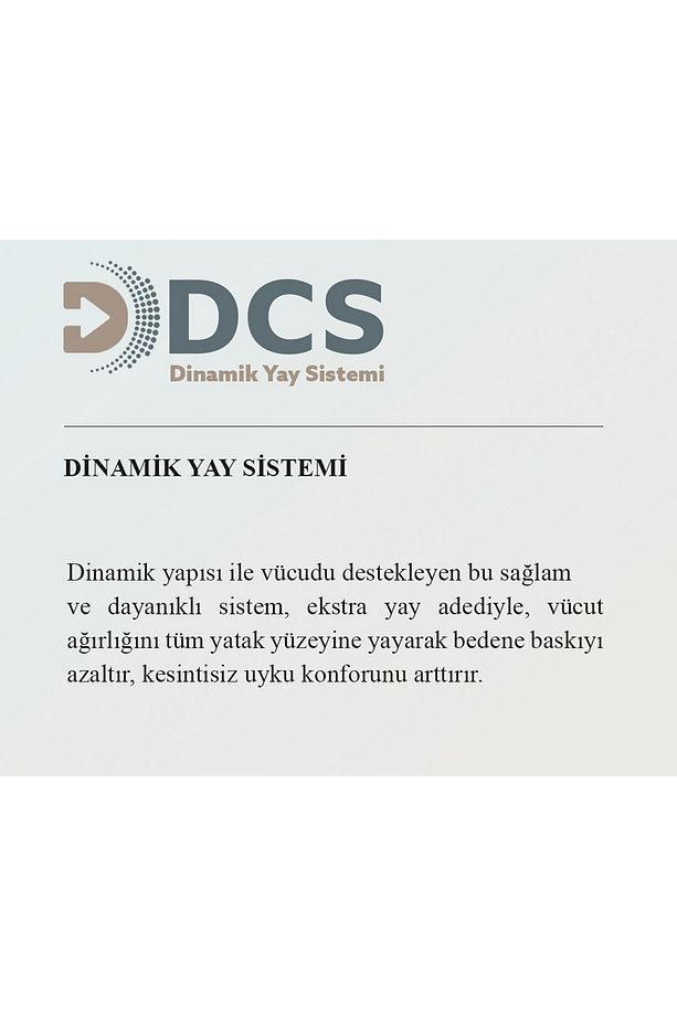 Silver Dinamik Yay Sistemli Yatak Baza Başlık Seti - 8