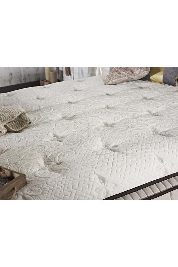 Wool Touch Çift Sıra Torba Yay Sistemli Doğal Yün Yatak - 5