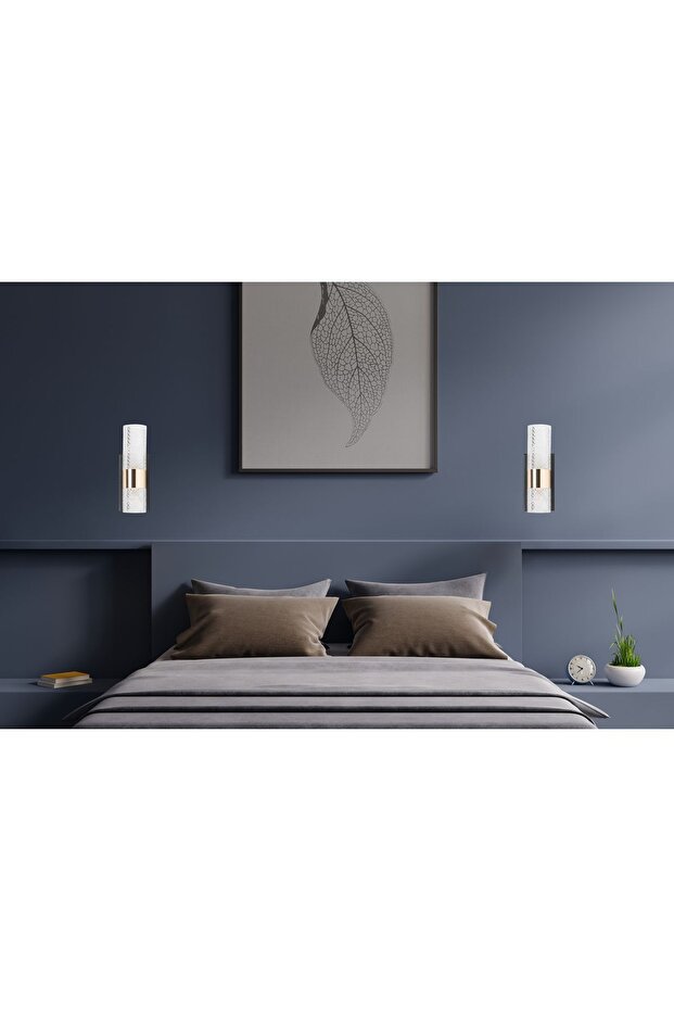 LED Kristal Duvar Apliği Duvar Aplik Duvar Lambası Modern Oturma Odası Yatak Odası Aplik - 4