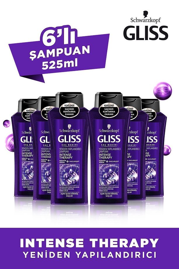 Şampuan Intense Therapy 525 ml x 6 - 1