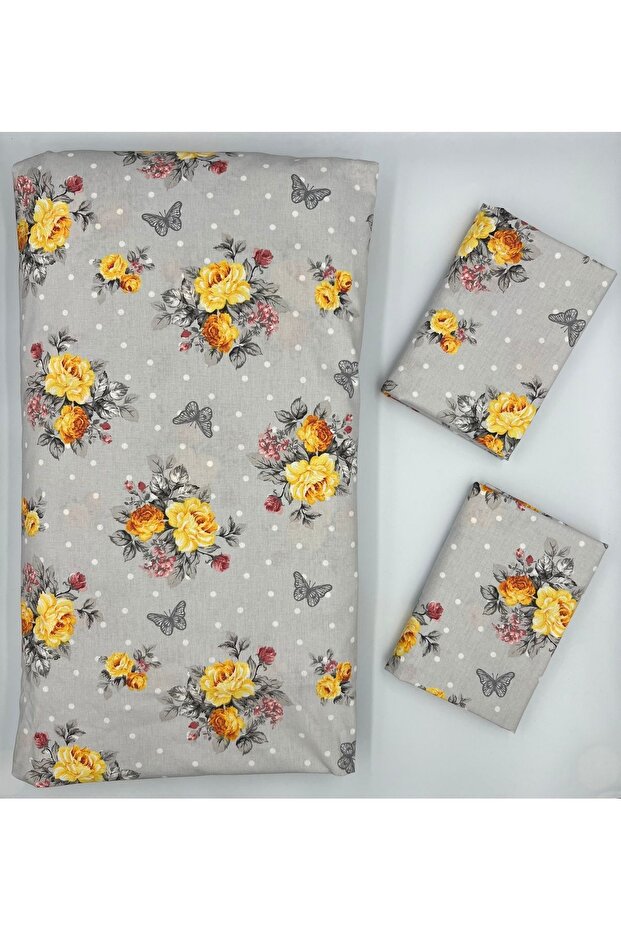 100% Cotton Fabric Fitted Sheet+Pillowcase Corner Depth 28-30 CM Soft Fabric New Season
