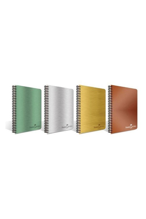 PP Kapak Metalik 100 Yaprak A4 Çizgili Defter 4lü Set - 1