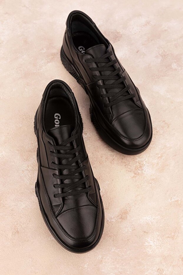 Men's Inside and Outside Genuine Leather Daily Comfortable Shoes Tnl.2522