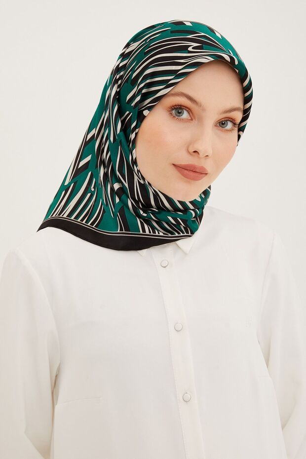 وشاح حريري 8911d (نسيج قطني طويل)