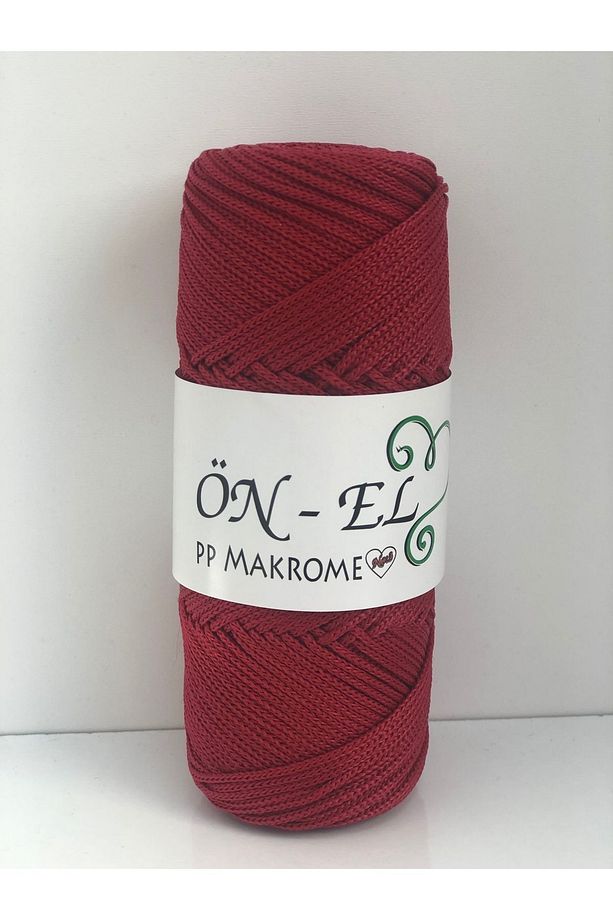 Ön-el pp makrome ipi koyu kırmızı 100 gram - 1