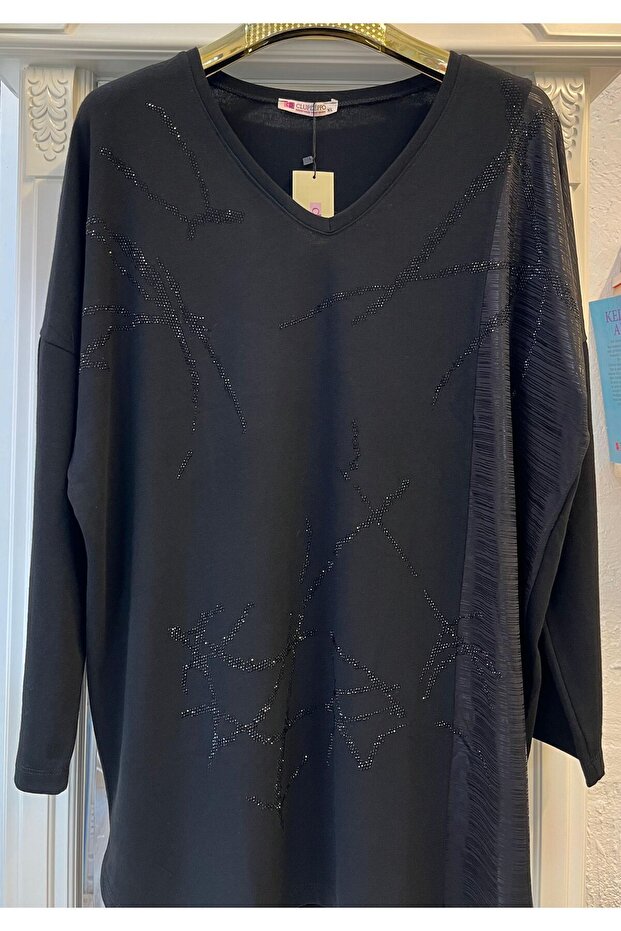 Tasarım Taşlı Bluz - 2