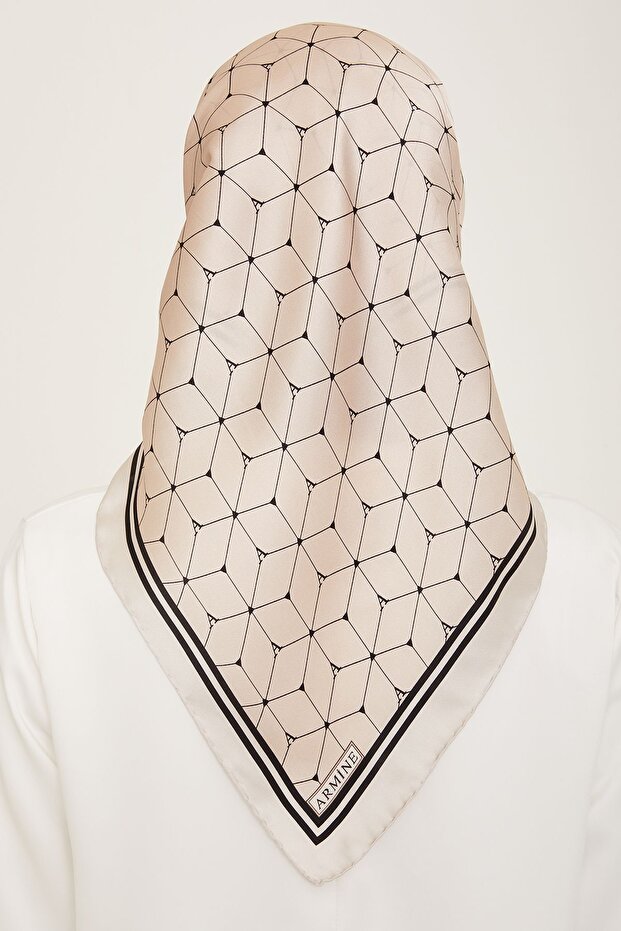 ARMİNE İPEK EŞARP 9166D (TWİLL) - 4