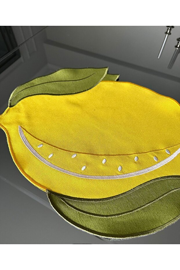 LİMON DESENLİ TEKLİ AMERİİKAN SERVİS - 2