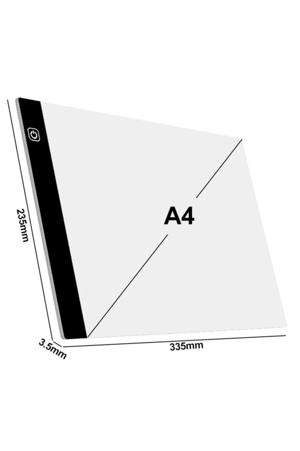 A4 Led Işıklı(3 SEVİYE) Çizim Kopyalama Animasyon Portre Dövme Grafik Çizim Tableti - 1