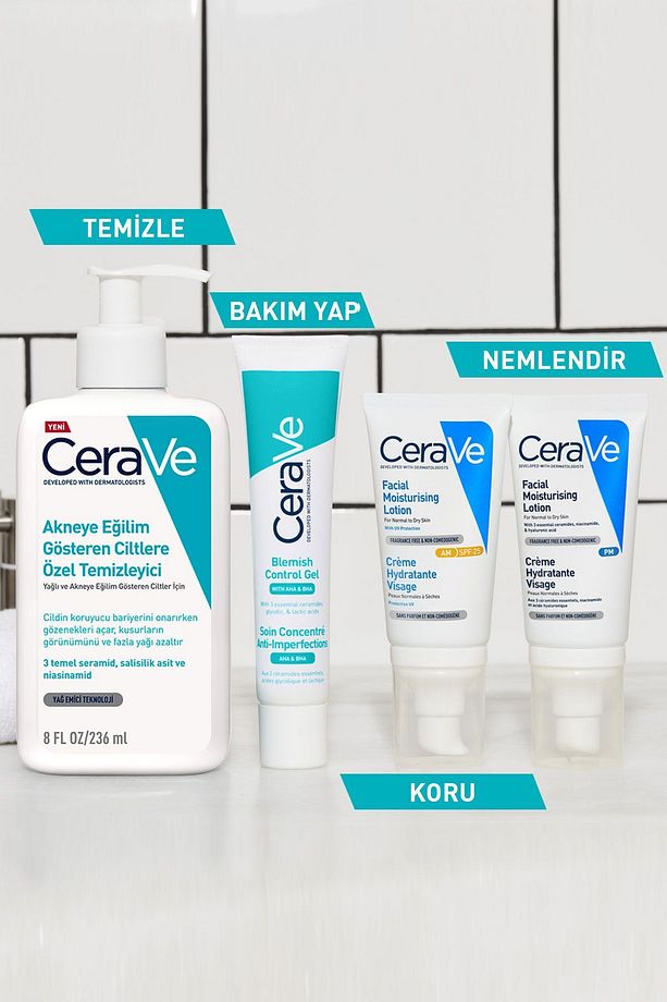YAĞLI VE AKNEYE EĞİLİMLİ CİLTLER İÇİN YÜZ TEMİZLEME JELİ 236 ML - 2