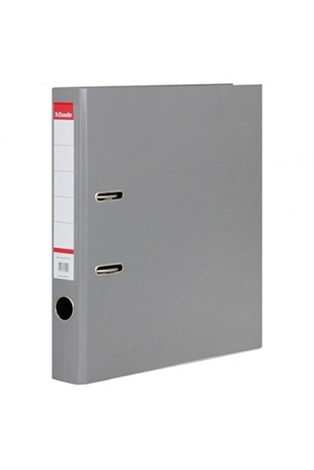 Folder Plastic Narrow Gray Desk Folder (1 PCS) - 1