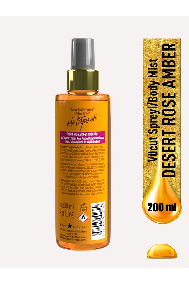 Desert Rose Amber Body Mist 200ml. - 3