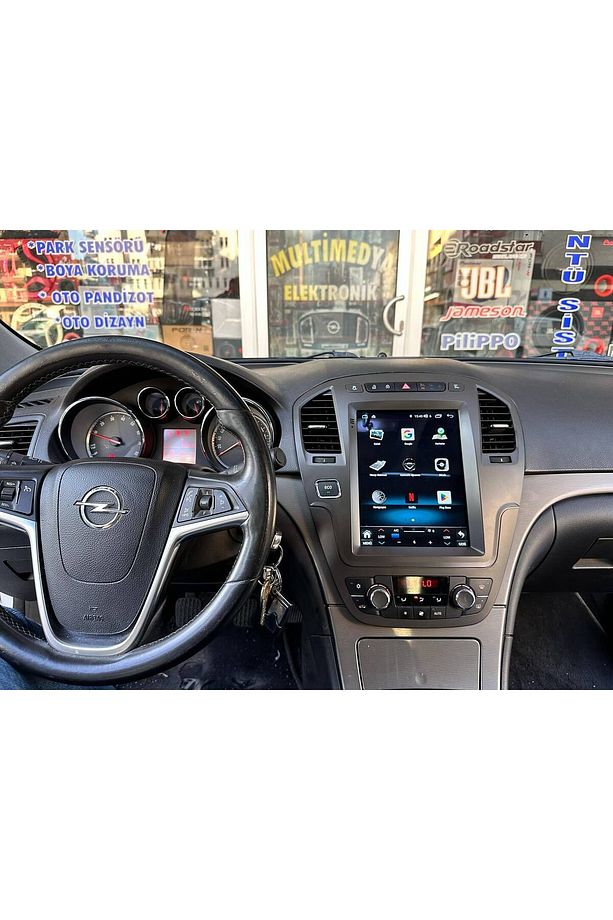 OPEL İNSİGNİA Uyumlu TESLA MULTİMEDYA NAVİGASYON ANDROİD GERÇEK 4 GB RAM CARPLAY NAVİMEX - 4