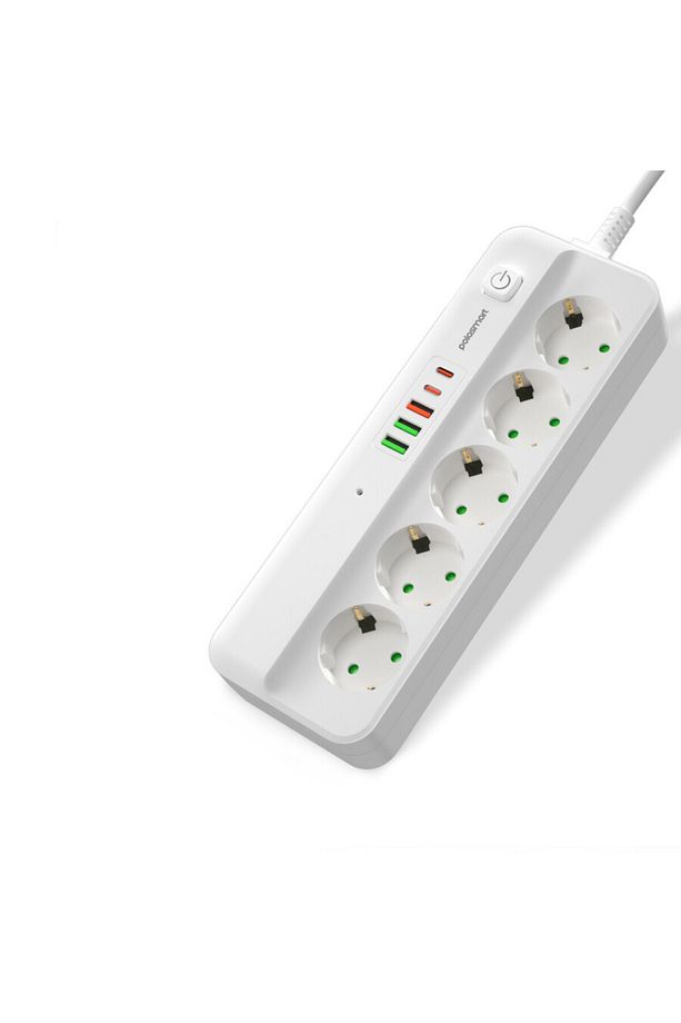 MP21 Akım Korumalı 5'li Priz 3 USB 2 Typc-C - 1
