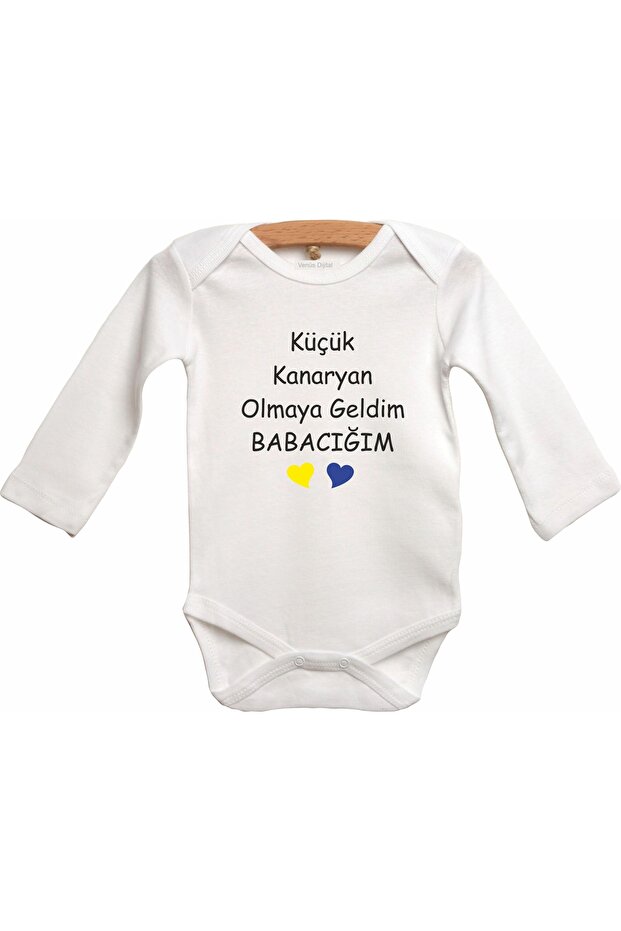 Kanarya Fan Printed 100% Cotton Snap-On Bodysuit