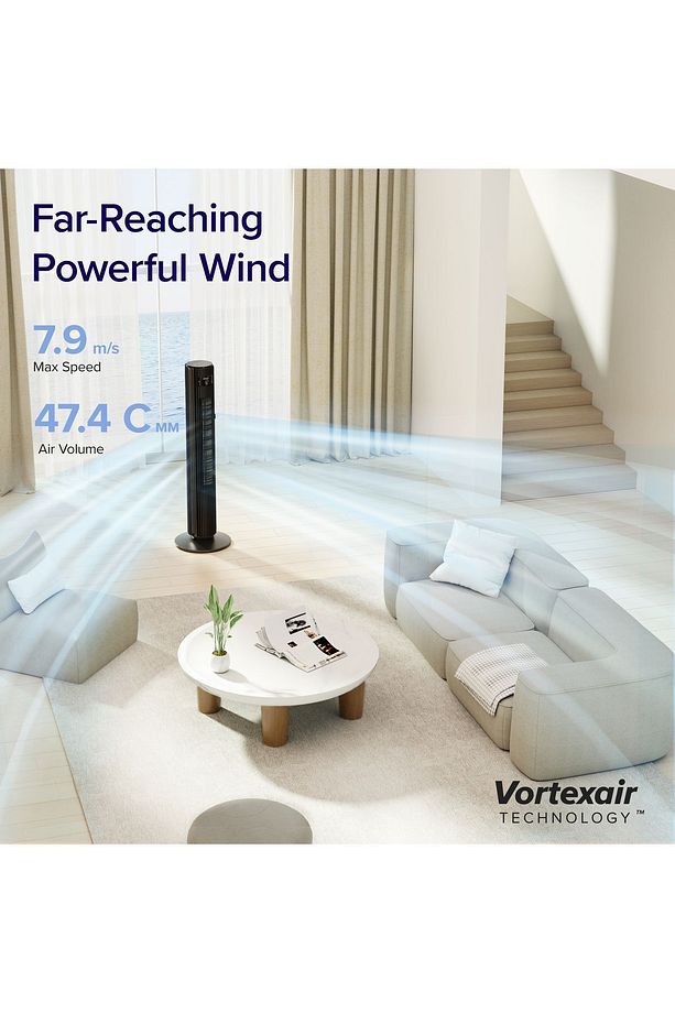 Tempsense 42 Dc Tower Fan Kule Tipi Vantilatör - 6