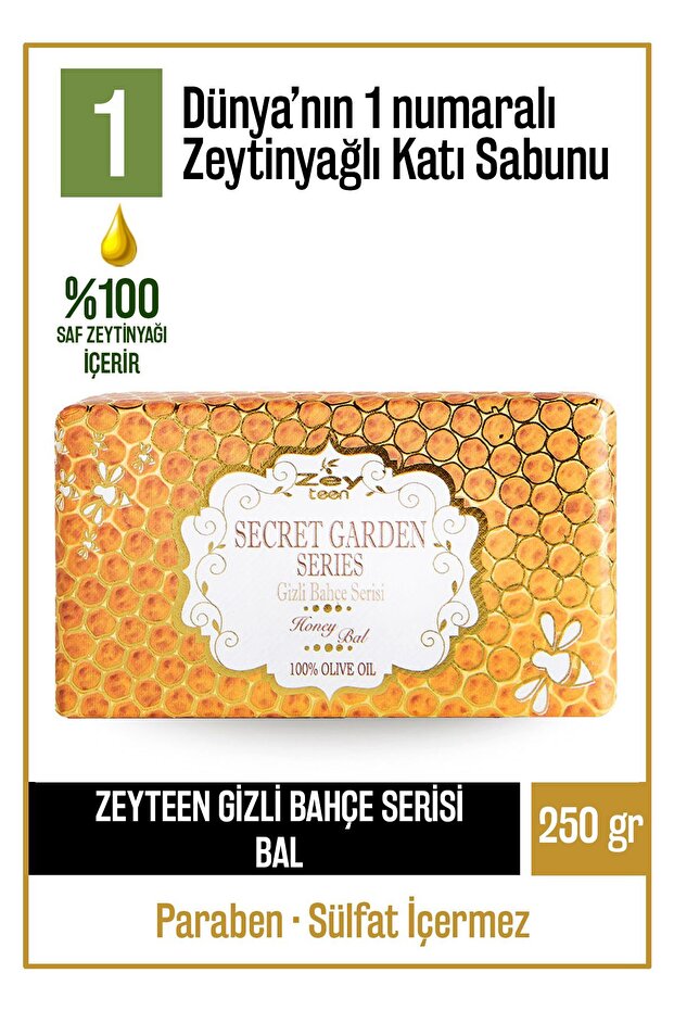 Natural Secret Garden Solid Soap with Honey and Olive Oil Olive Oil Honey Hand Soap Moisturizer 250 gr