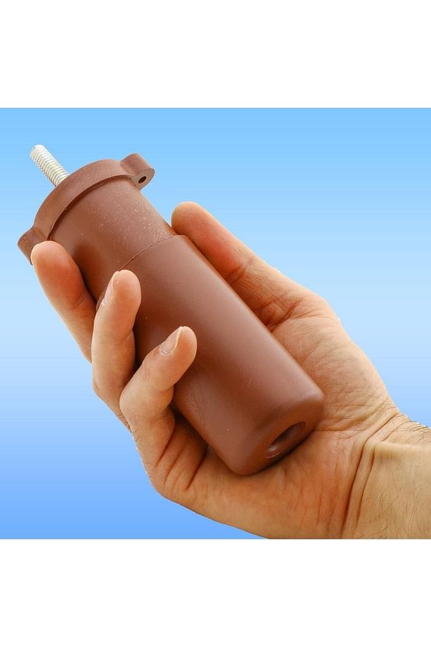 Ayarlanabilir Gizli Mobilya Kanepe Baza Koltuk M8 Civatalı Vidalı Orta Destek Ayağı Ayak Kahve 9.5cm - 5