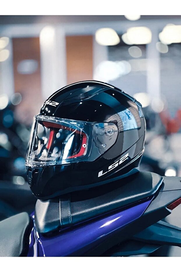 Rapıd 1 Parlak Siyah Kask - 4