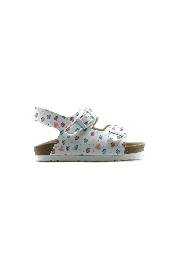 Vi̇cco Last Girls' Light Sole Daily Sandals (22-30) 23Y 321.363 U White