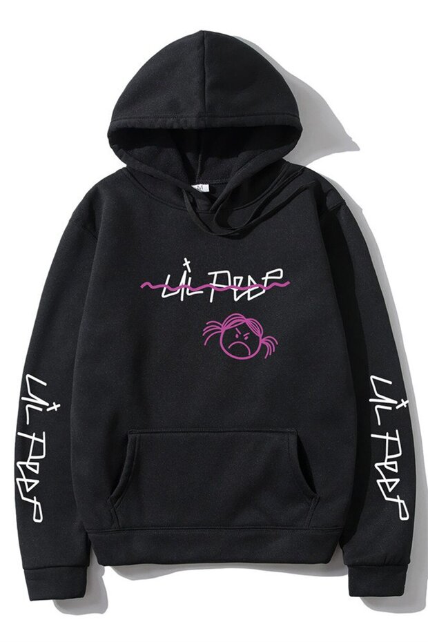 Lil Peep Hoodie Black 111204