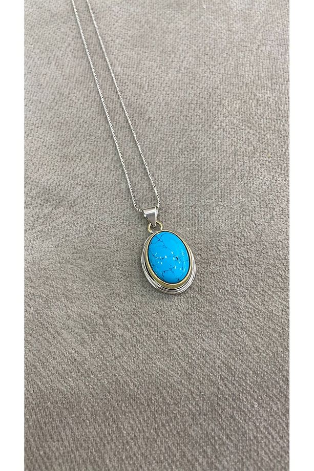 Firuze Taşlı Sarma Modeli  Gümüş Set - 7