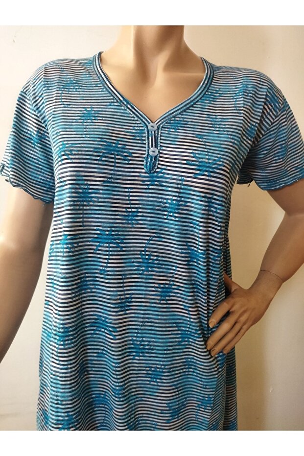 Baskılı Gecelik-Elbise - 3