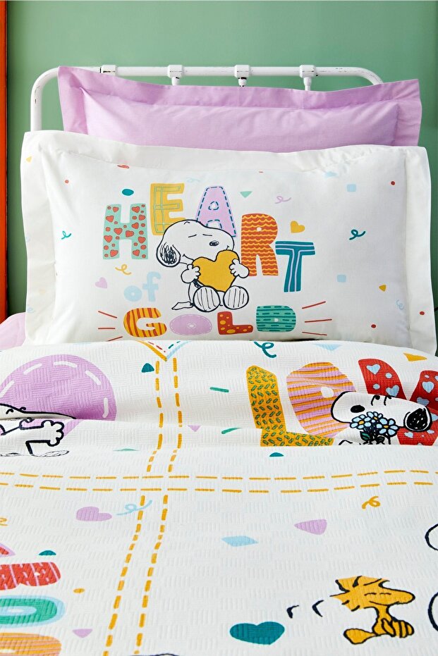 Peanuts By Karaca Home Playtime Tek Kişilik Pike Takımı - 2