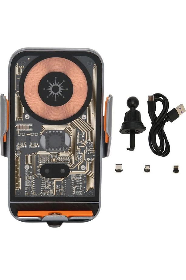 Magsafe Kablosuz iPhone Xiaomi Samsung Sensörlü Araç Tutucu Şarj Cihazı C11 - 8