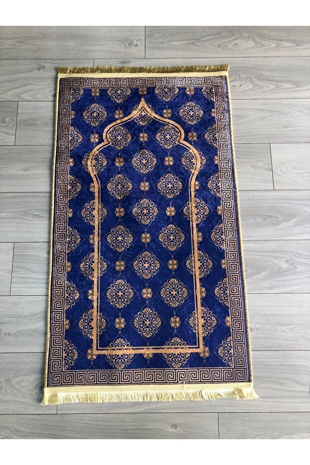 Non-Slip Base Machine Washable Digital Printed Prayer Rug 70x120cm