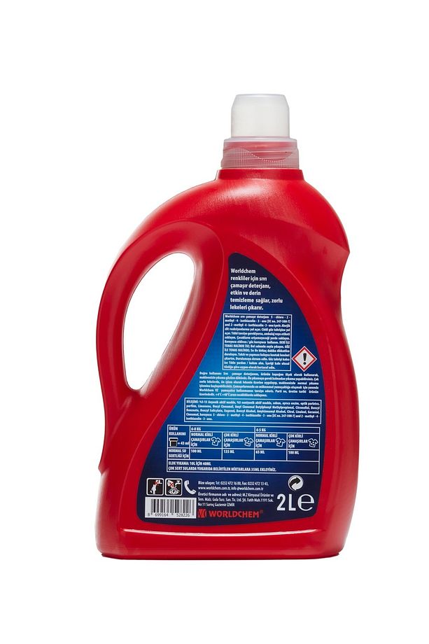 Bitkisel Sıvı Çamaşır Deterjanı Renkliler Için Çevre Dostu Konsantre 2 L - 4