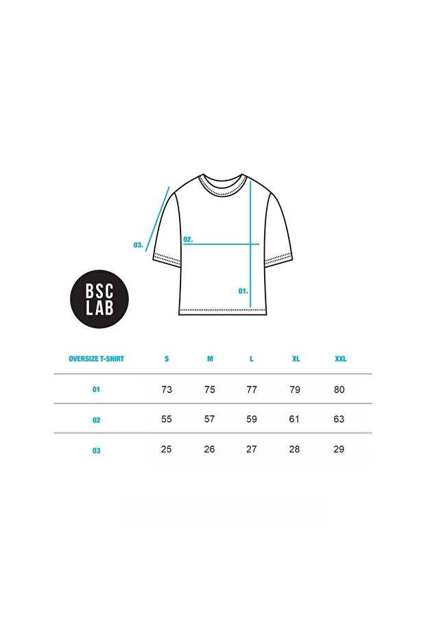 BasicLab %100 Pamuk Basic Oval Kesim Tişört - Beyaz - 5