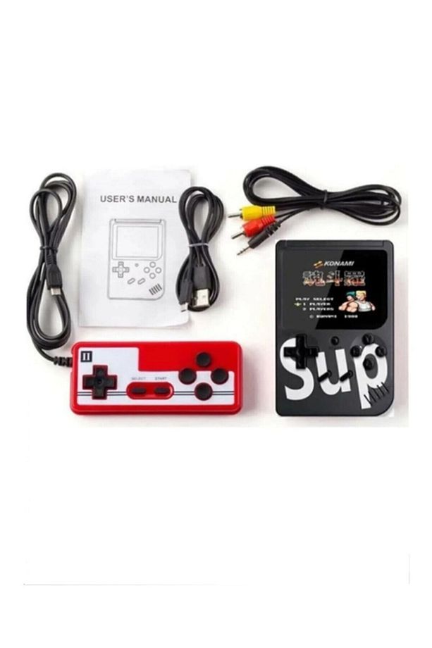 Siyah Renk 2 Kişilik Kollu 400 Oyunlu Game Box Atari - 1