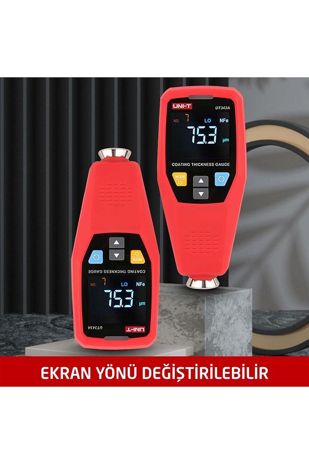 Uni-t UT343A Kaplama ve Boya Kalınlık Ölçer 0-1750um - 5